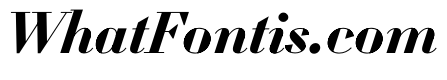 WorkhorseDidotItalic BoldItalic26 Instance
