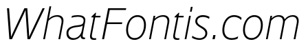 WTSaltburn ThinItalic
