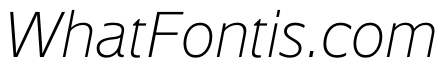 WTSaltburn ThinItalic Instance