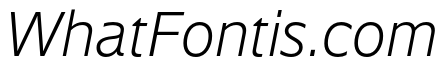 WTSaltburn ExtraLightItalic