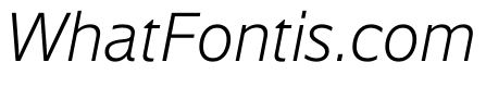 WTSaltburn ExtraLightItalic Instance