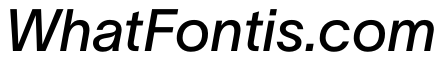 TWKLausanne 400Italic