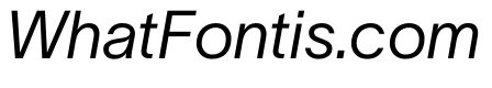 TWKLausanne 250Italic