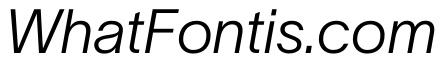 TWKLausanne 200Italic