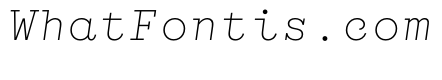 WTGartonOrnate LightItalic