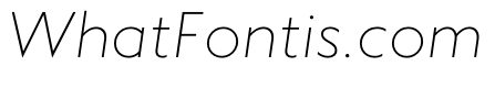 WTAptaMix ThinItalic