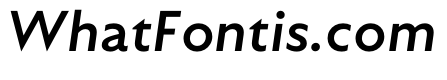 WTAptaHumanist MediumItalic