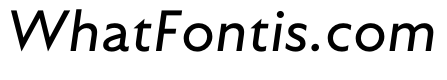 WTAptaHumanist Italic