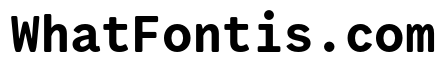 VCTRMono Bold