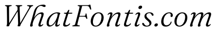 Fraunces LightItalic Instance