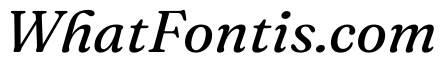 Fraunces Italic Instance