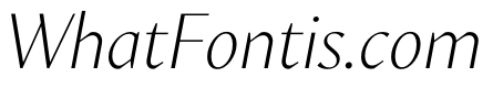 MinSans LightItalic