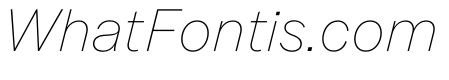Essent ThinItalic