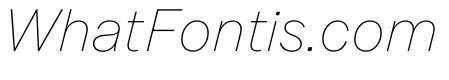 Essent ThinItalic Instance