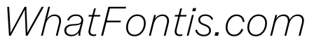 Essent LightItalic Instance