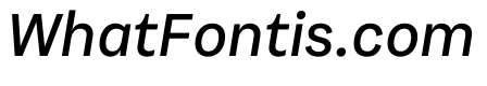 SubtilGrotesk MediumItalic