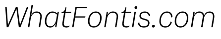 SubtilGrotesk LightItalic