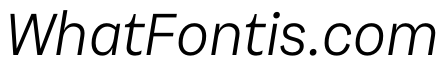 SubtilGrotesk BlondItalic