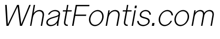 LadnaFaux ExtraLightItalic