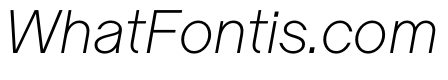 Ladna ExtraLightItalic