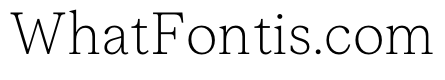 ModeratSerif Thin