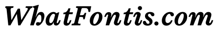 ModeratSerif SemiBoldItalic