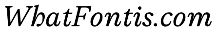 ModeratSerif RegularItalic