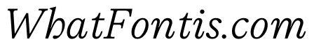 ModeratSerif LightItalic