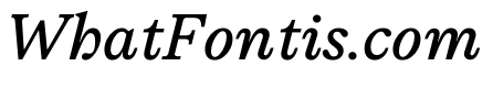 ModeratSerif BookItalic