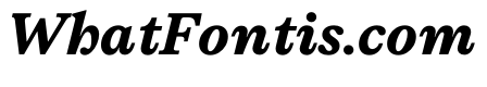 ModeratSerif BoldItalic