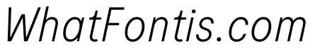 Moderat ExtraLightItalic A1b1c863