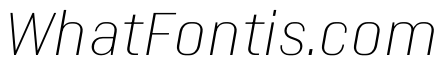 Kapitol ThinItalic Instance