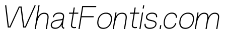 Fiction ExtraLightOblique