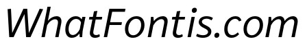 VanSans RegularItalic