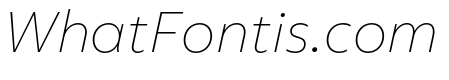Rupert ThinItalic