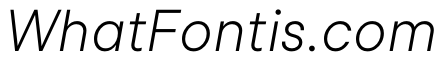 StudioFeixenSans LightItalic