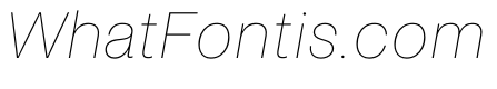Noigrotesk ThinItalic Instance