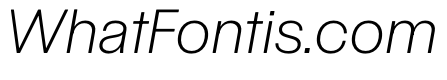 Spag LightItalic Instance