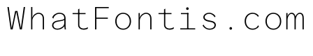ProtestGroteskMono Thin Instance