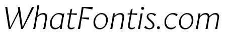 AvecText ThinItalic Instance