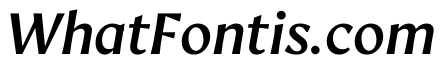 AvecText MediumItalic Instance