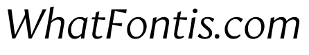 AvecText LightItalic Instance