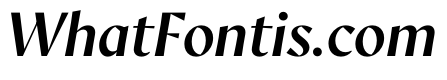 AvecSharp MediumItalic Instance