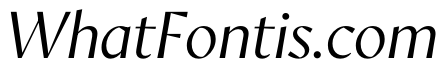 AvecSharp LightItalic Instance