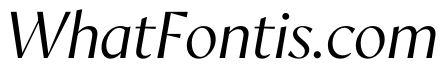 AvecCurve LightItalic Instance