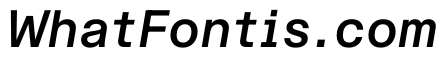 STKBureauSansSemiMonoComplete MediumItalic Instance