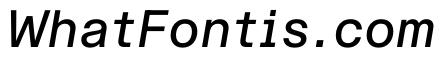 STKBureauSansSemiMonoComplete Italic Instance