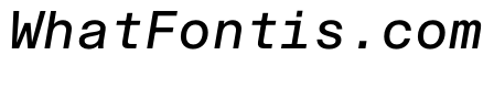 STKBureauSansMonoComplete Italic Instance