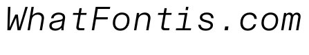 STKBureauSansMono LightItalic