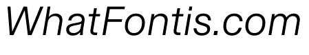 STKBureauSans LightItalic